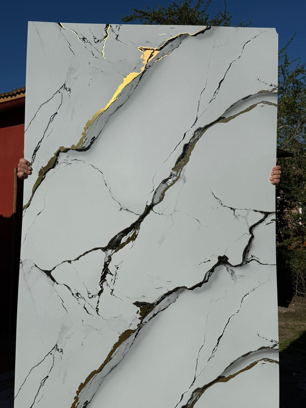 Revestimiento para Pared- Panel PVC   símil mármol     1.22x2.44(cubre 3m²)